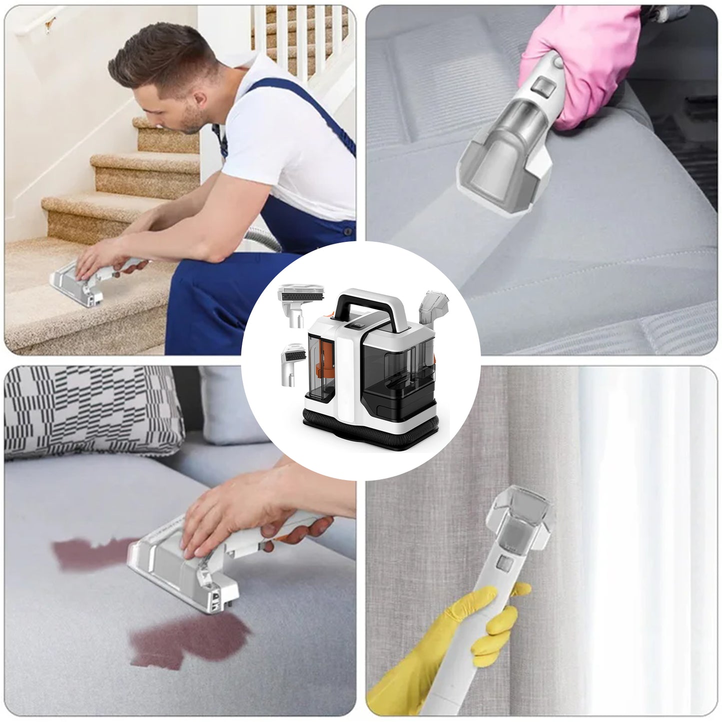 Kućna mašina za dubinsko pranje nameštaja, tepiha i automobila | Besplatna dostava