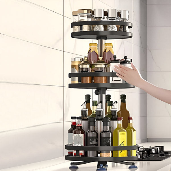 Rotirajući organizator za kuhinju – 3 nivoa (360°)