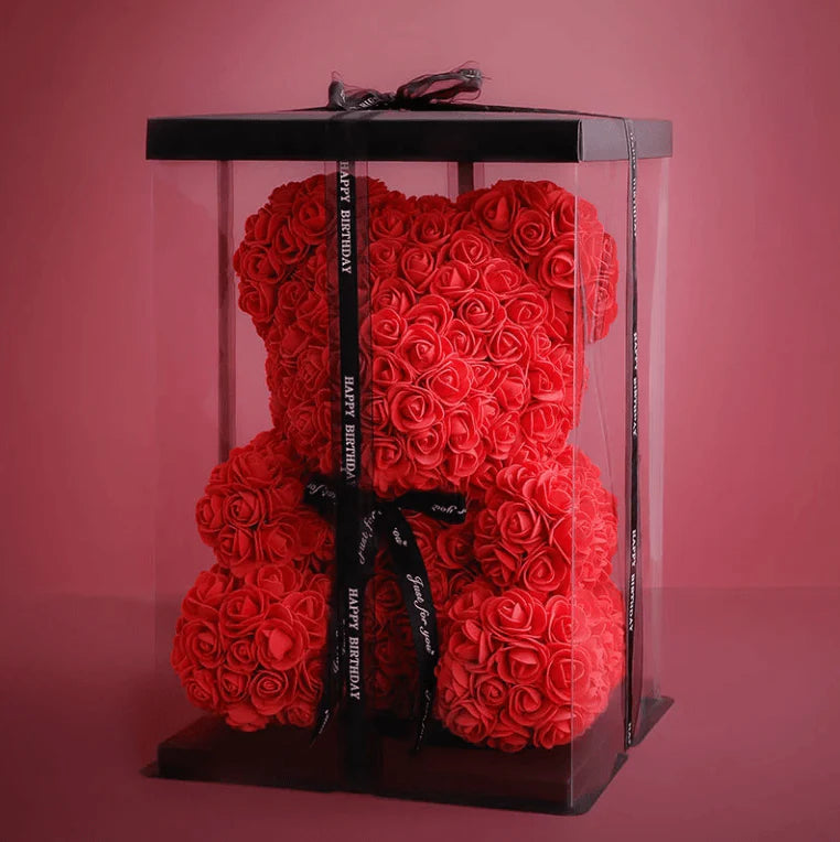 Medvedić od ruža (sa sijalicama) - Idealan poklon za dan zaljubljenih