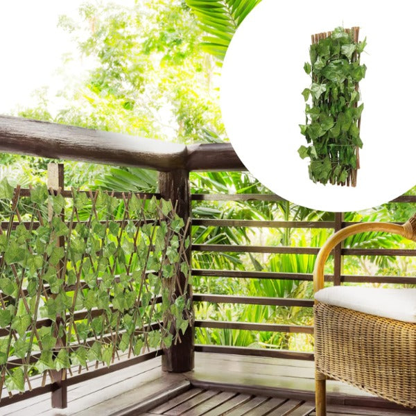 Zelena ograda koja oživljava dvorište i terasu