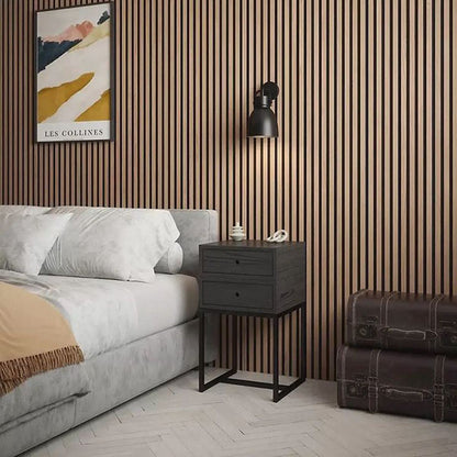 Elegantna samolepljiva zidna tapeta sa efektom prirodnog drveta (300×45 cm) | LINEWALL
