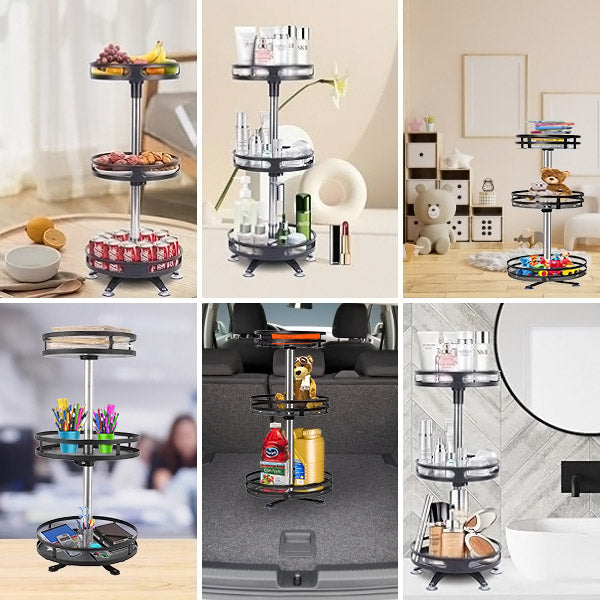 Rotirajući organizator za kuhinju – 3 nivoa (360°)