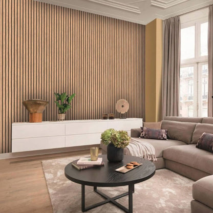 Elegantna samolepljiva zidna tapeta sa efektom prirodnog drveta (300×45 cm) | LINEWALL