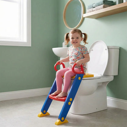 Dečiji adapter za WC sa stepenikom – Bezbedan prelaz sa noše