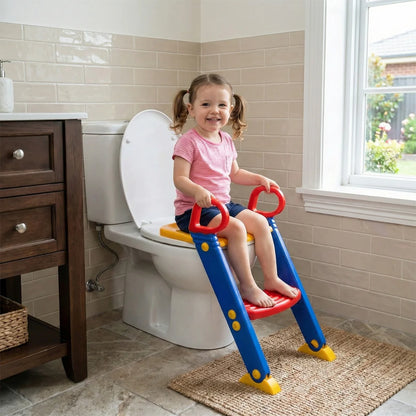 Dečiji adapter za WC sa stepenikom – Bezbedan prelaz sa noše