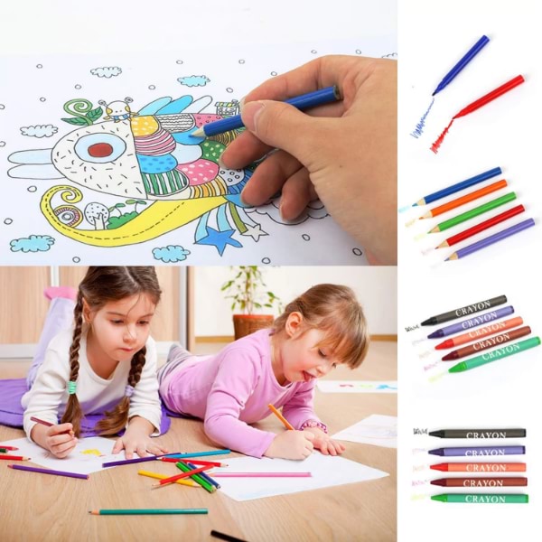 Kofer sa bojicama od 208 delova – Kreativni set za crtanje i školu