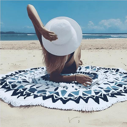 Okrugli peškir za plažu