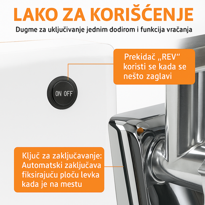 Električna mašina za mlevenje – MELEO (Besplatna dostava)