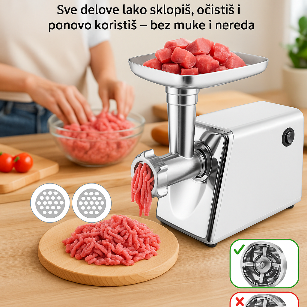 Električna mašina za mlevenje – MELEO (Besplatna dostava)