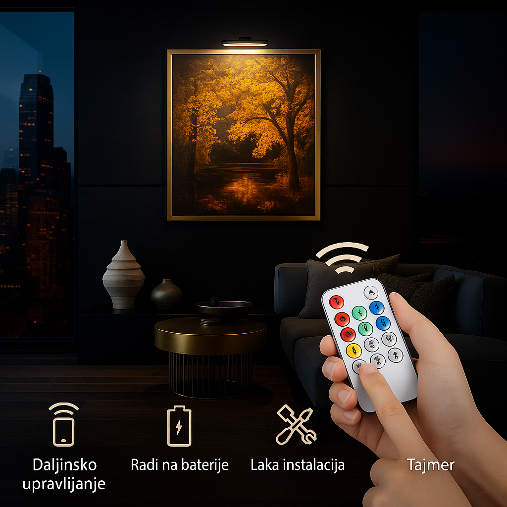 Bežične magnetne LED lampe (3 komada) – (Besplatna dostava)