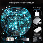 Ukrasne LED Bluetooth Sijalice za jelku - 10m