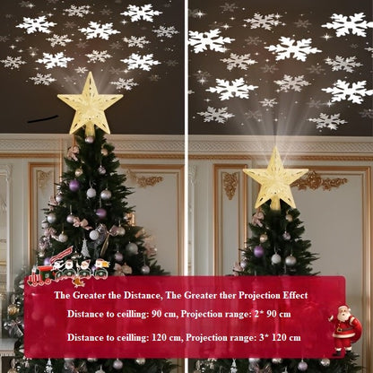 Veliki Magični LED Projektor za Vrh Jelke