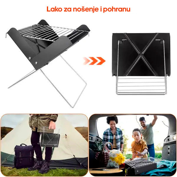 Sklopivi prenosivi roštilj