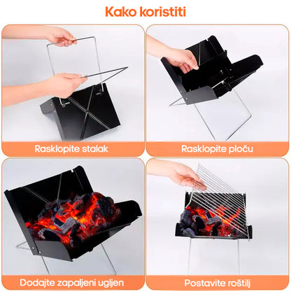 Sklopivi prenosivi roštilj