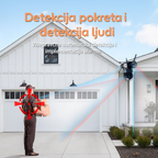 15MP Spoljašnja Bežična PTZ Kamera sa Tri Sočiva – 360° Video Nadzor