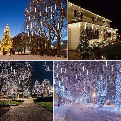 LED svetla s efektom padajućih zvezda (16 komada, 8m) | 8+8 GRATIS