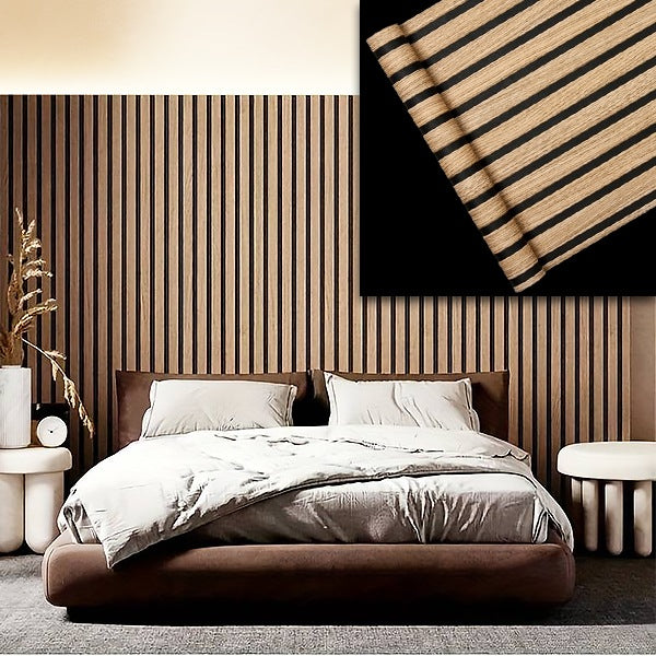 Elegantna samolepljiva zidna tapeta sa efektom prirodnog drveta (300×45 cm) | LINEWALL