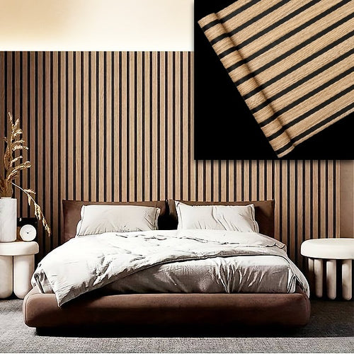 Elegantna samolepljiva zidna tapeta sa efektom prirodnog drveta (300×45 cm) | LINEWALL