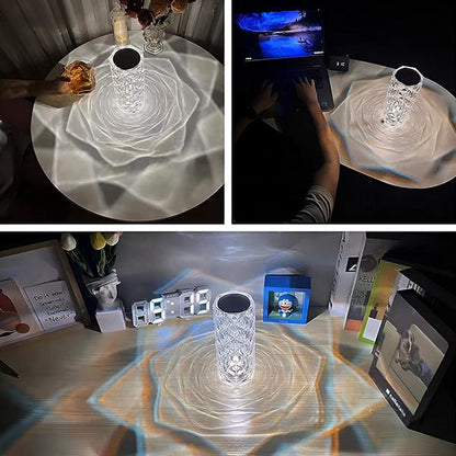 Kristalna sobna lampa sa 3 režima boja