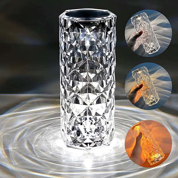 Kristalna sobna lampa sa 3 režima boja