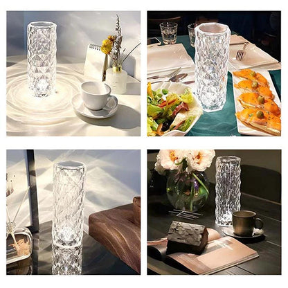 Kristalna sobna lampa sa 3 režima boja