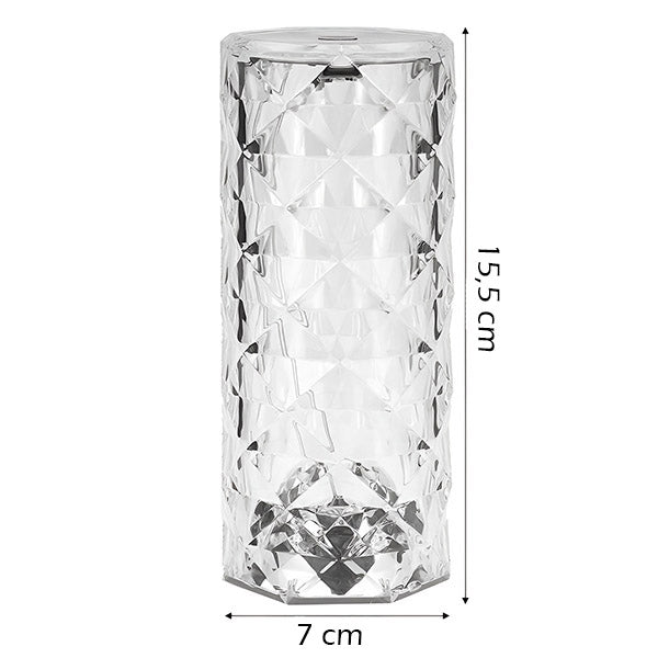 Kristalna sobna lampa sa 3 režima boja