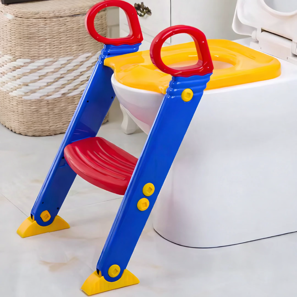 Dečiji adapter za WC sa stepenikom – Bezbedan prelaz sa noše