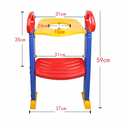 Dečiji adapter za WC sa stepenikom – Bezbedan prelaz sa noše