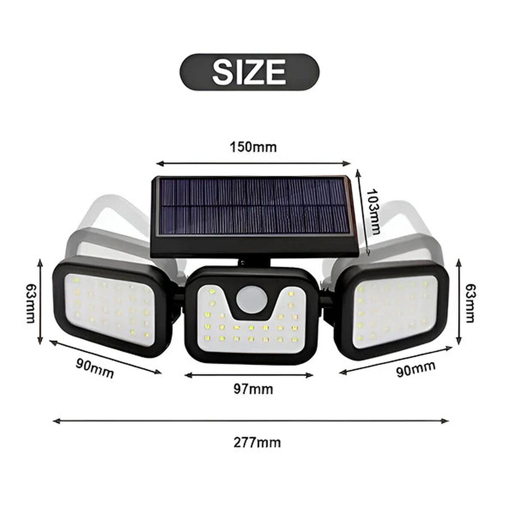 Trostrana Solarna LED Svetiljka