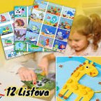3D dečije nalepnice za slaganje od EVA pene