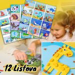 3D dečije nalepnice za slaganje od EVA pene