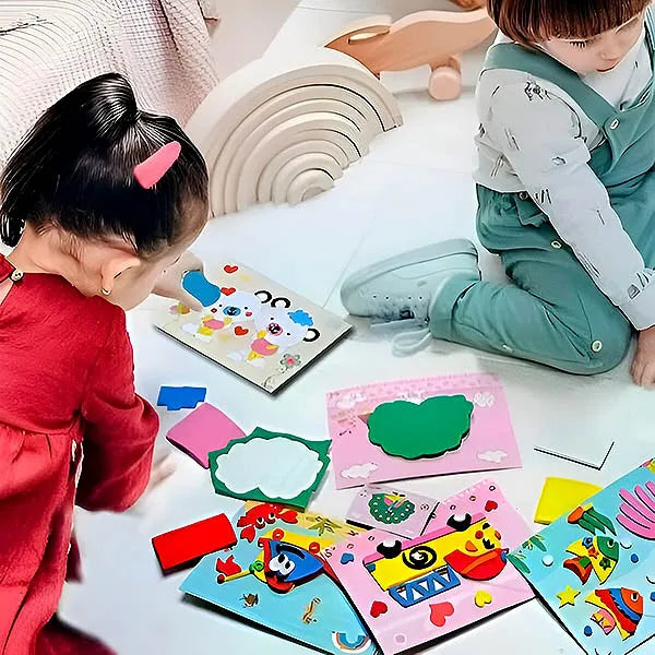 3D dečije nalepnice za slaganje od EVA pene