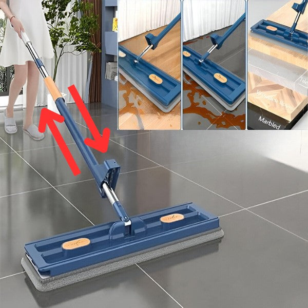 Pametni MOP sa dve krpe – 360° rotirajuća glava za besprekorno čišćenje!