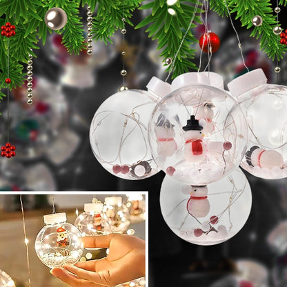 LED novogodišnje kugle (set od 10 komada)