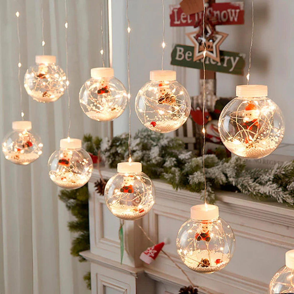 LED novogodišnje kugle (set od 10 komada)