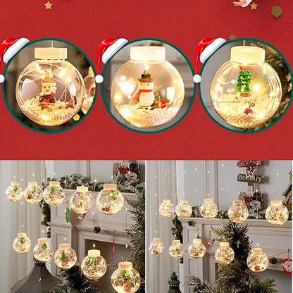 LED novogodišnje kugle (set od 10 komada)