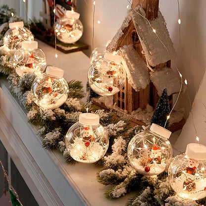 LED novogodišnje kugle (set od 10 komada)