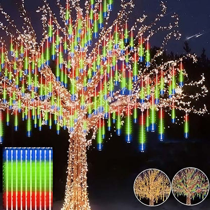 LED svetla s efektom padajućih zvezda (16 komada, 8m) | 8+8 GRATIS