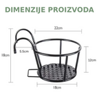 Metalni viseći stalak za cveće | STANDPOT
