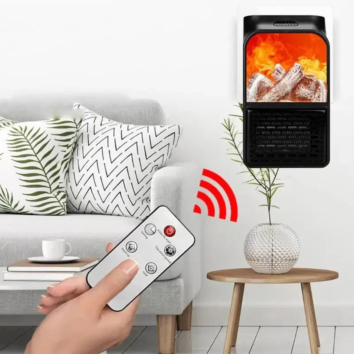 Mini kamin sa LED efektom plamena 500W