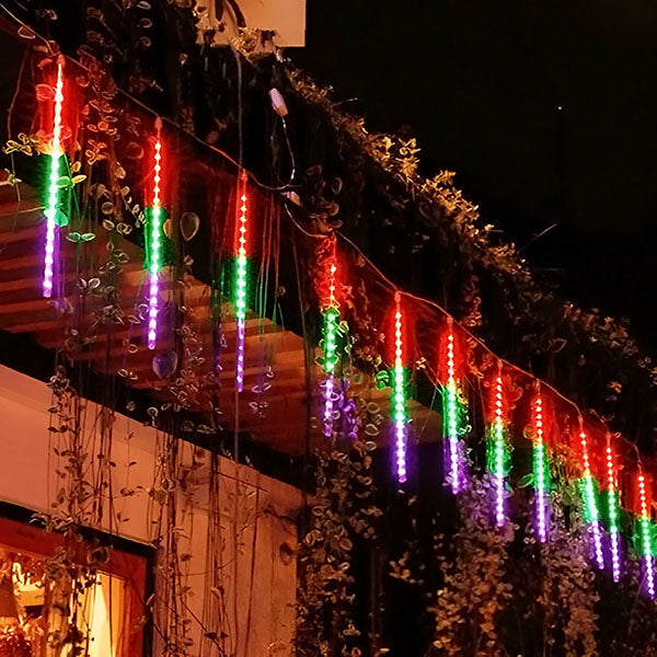 LED svetla s efektom padajućih zvezda (16 komada, 8m) | 8+8 GRATIS