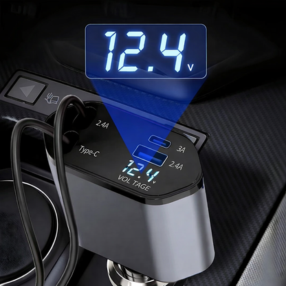 Najbrži 4 u 1 Auto Punjač – Brzo i pametno punjenje za sve uređaje