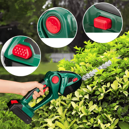 2-u-1 Aku trimer za živu ogradu i travu